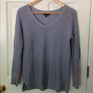 Light Blue V-Neck American Eagle Sweater